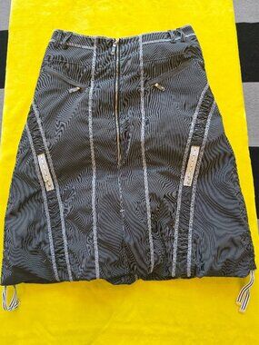 Spanner contrast stitch pencil skirt midi size 4